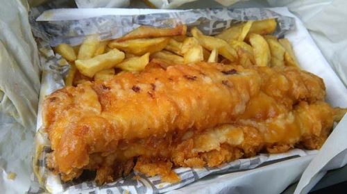 English Fish and chips