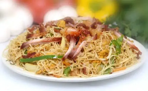 Singapore noodles from Hong Kong
