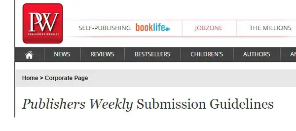 Publishers weekly guidelines