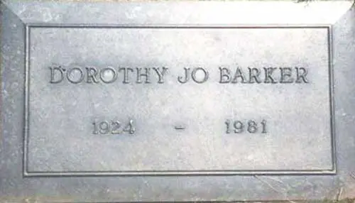 Death and Burial of Dorothy Jo Gideon