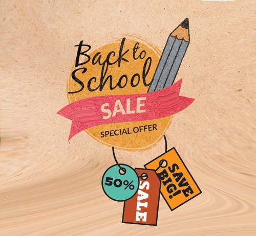 Back to school discounts