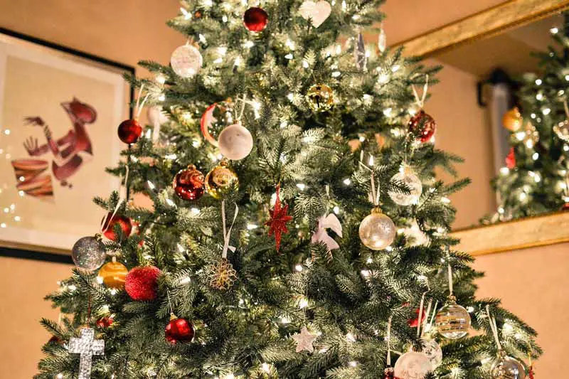 The Mechanism of Hanging Christmas Lights on Outdoor Trees